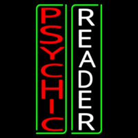 Vertical Red Psychic White Reader Green Border Neonkyltti