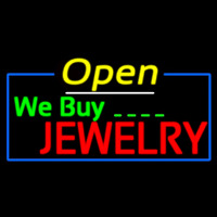 We Buy Jewelry Open Neonkyltti