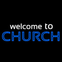 Welcome To Church Neonkyltti