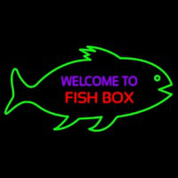 Welcome To Fish Bo  With Green Bo  Neonkyltti