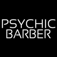 White Psychic Barber Neonkyltti