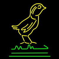 Yellow Bird Logo Neonkyltti