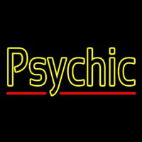 Yellow Double Stroke Psychic Neonkyltti