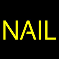 Yellow Nail Block Neonkyltti