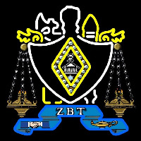 Zeta Beta Tau Chapters Logo Neonkyltti