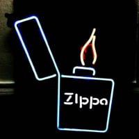 Zippo Lighter Olut Baari Neonkyltti