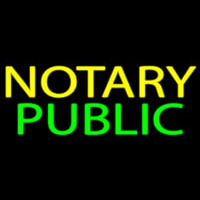 Yellow Green Notary Public Neonkyltti