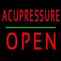 Acupressure Block Open Green Line Neonkyltti