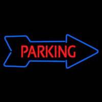 Parking With Arrow Neonkyltti