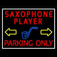 Red Sa ophone Player Parking Only 1 Neonkyltti