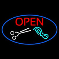 Open With Scissor And Comb Neonkyltti