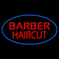 Red Barber Haircuts Neonkyltti