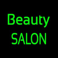 Green Cursive Beauty Block Salon Neonkyltti