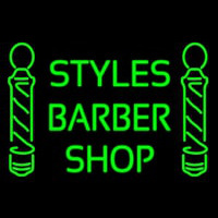 Green Styles Barber Shop Neonkyltti