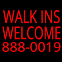 Red Walk Ins Welcome With Phone Number Neonkyltti