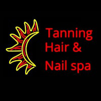 Tanning Hair And Spa Neonkyltti