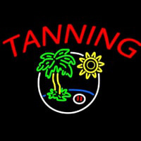 Tanning With Logo Neonkyltti