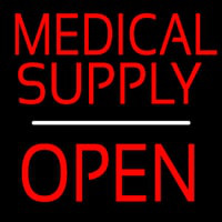 Medical Supply Script1 Open White Line Neonkyltti